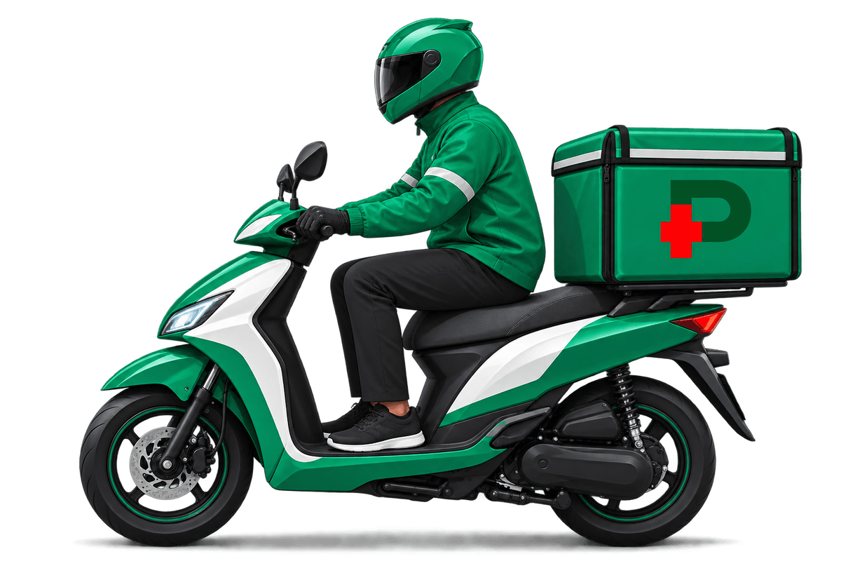 Proh Pharmacy medicine delivery rider